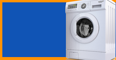 滚筒洗衣机全自动家用大容量促销海报背景