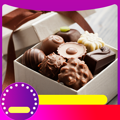 2020黑五嗨购节食品茶饮糖果千克力背景