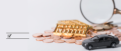 五个车贷小知识金融简约首图背景