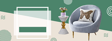 秋季家装节沙发促销banner背景