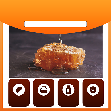 冬季养生天然蜂蜜功效介绍主图背景