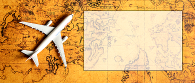 旅游出行指南攻略公众号首图背景