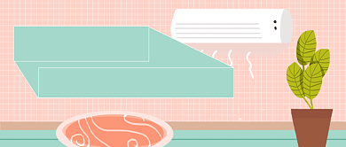 卡通清新夏季小科普公众号首图背景