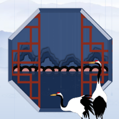 白露时节大气中国风公众号次图背景