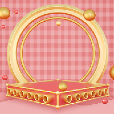 特惠促销大气C4D公众号次图背景