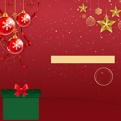 圣诞节狂欢购红色护肤品主图背景