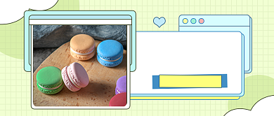 甜品推荐绿色清新公众号首图背景