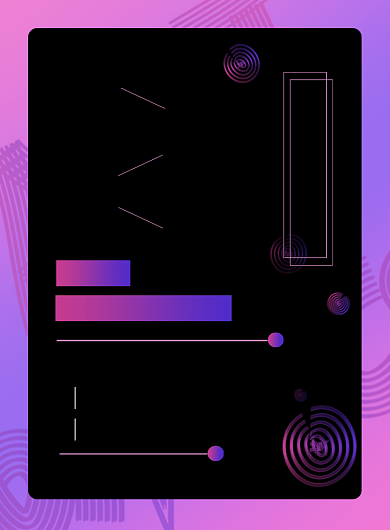 紫色时尚渐变艺术毕业展宣传海报背景