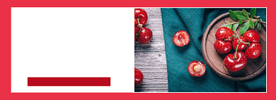 水果樱桃车厘子促销电商banner背景