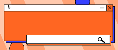 橙色简约美食攻略大全公众号首图背景