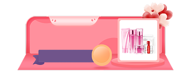 情人节粉色爱心电商胶囊banner背景