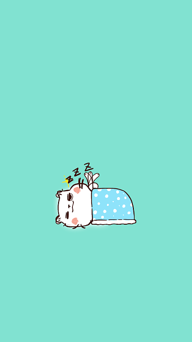 早睡早起手机壁纸背景