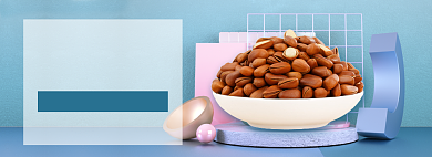 教师节零食满减促销banner背景