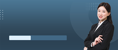 蓝色简约营运销售培训公众号首图背景