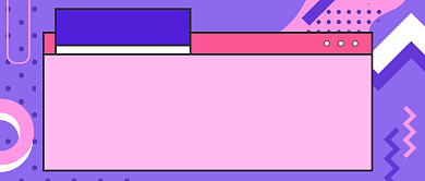 紫色孟菲斯职场攻略加薪公众号首图背景