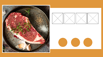 菲力牛排西餐牛肉美食营养背景