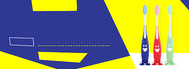 儿童牙刷造物节电商淘宝banner图背景