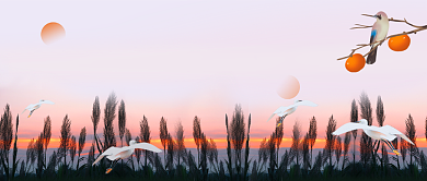 晚安全世界插画公众号首图背景