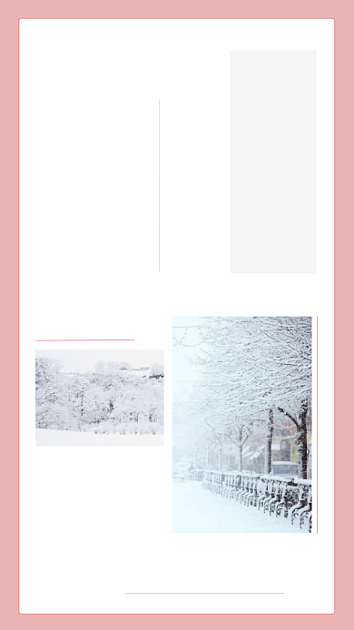 粉色简约冬天到来竖版配图背景