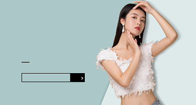 简约淘宝上新女装钻展背景