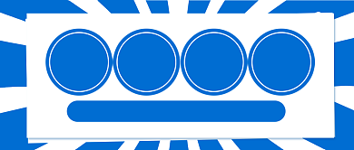 蓝色简约比赛结果公示公众号首图背景