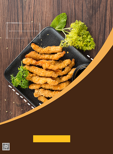 炸鸡快餐汉堡餐饮促销印刷海报背景