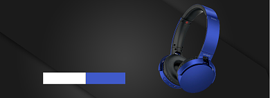 智能耳机科技数码电子海报背景