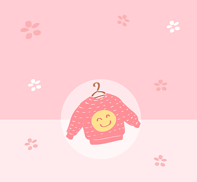 拥抱粉色清新朋友圈封面背景