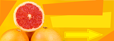 夏日水果西柚电商淘宝banner图背景