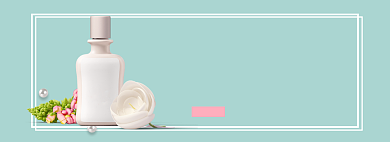 夏日护肤品精油精华淘宝banner背景