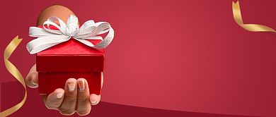 感恩节活动红色大气公众号首图背景