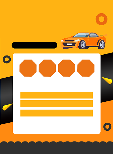 驾校招生培训宣传印刷海报背景