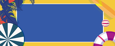 卡通孟菲斯游泳馆代金券抵用券背景