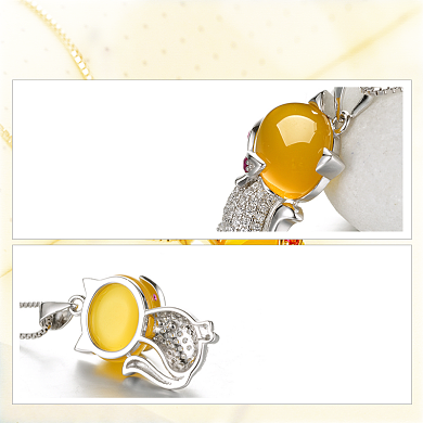 珠宝玉髓吊坠细节展示描述拼图主图背景