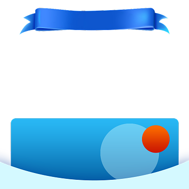 蓝色清新鲜奶美食小吃主图图标背景