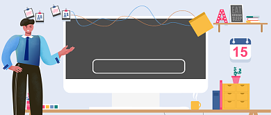 自媒体精准引流手绘卡通公众号首图背景