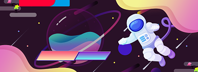 卡通手绘双十一狂欢预售海报背景