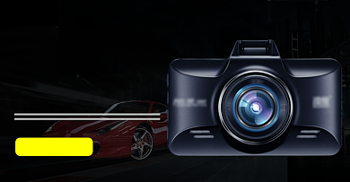 高清夜视行车记录仪广角安全驾驶海报背景