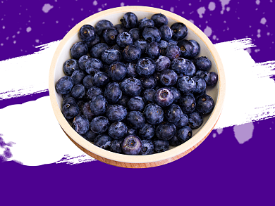 食品水果类美团蓝莓主图背景