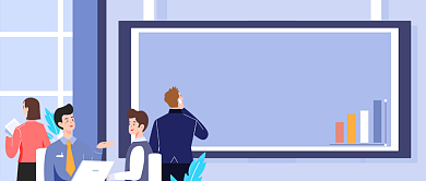 股票基金牛市来了手绘卡通公众号首图背景