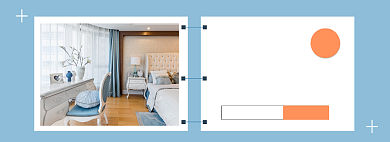 欧式简约家具电商促销海报背景