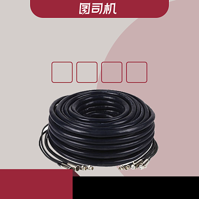 简约风3C纯铜电线电缆线建材电商主图背景