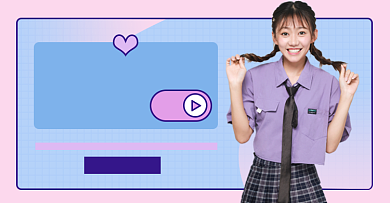 双十一女装直播预售淘宝电商横版海报背景