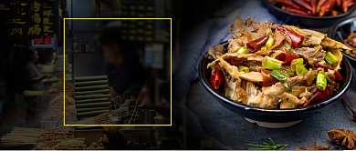 深夜美食美味公众号首图背景