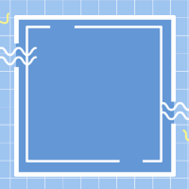 发货公告蓝色几何公众号次图背景