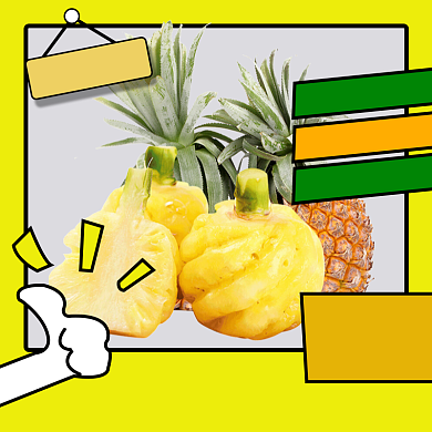 香水小菠萝淘宝主图直通车模板背景