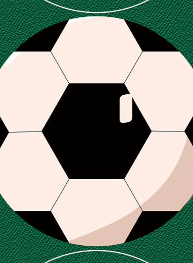 世界足球日绿色简约大气蹴鞠海报背景