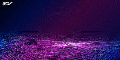 晚会炫彩大气企业年会年度盛典展板背景