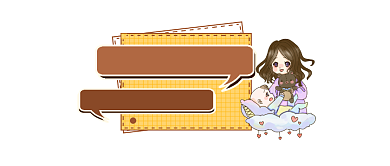 母婴护理可爱插画公众号logo背景