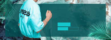 秋冬上新服饰男装电商banner背景